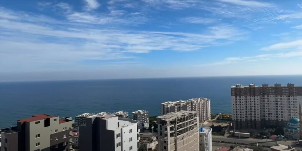 3+1 Wohnung mit Terrasse in Ayaş: Panorama des Mittelmeers vom 11. Stock, Mersin